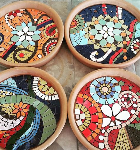 How To Make Your Own Diy Mosaic Coasters Ceramic Coasters