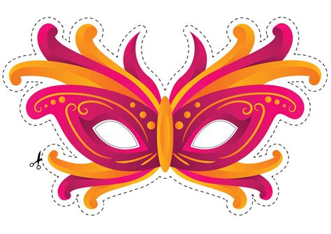 Máscara De Carnaval Para Imprimir [grÁtis] Printloja Blog