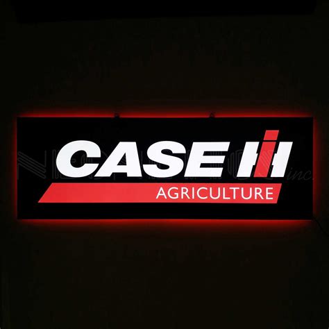 Case Ih Agriculture Slim Led Sign Mancave Store