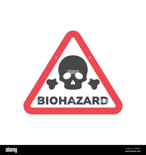 Danger Biohazard Warning Sign Vector Label Hazard Sticker Stock Vector Image And Art Alamy