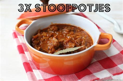 3x stoofpotjes