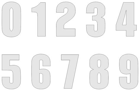 Use these with stickers, markers, play dough, for scissor skills, and more. 7 Best Images of Printable Number 2 - Free Printable Numbers 0 9, Large Printable Numbers 1 10 ...