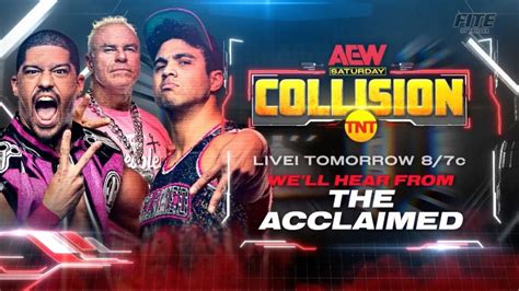 The Acclaimed Announced For 6 17 AEW Collision Updated Card