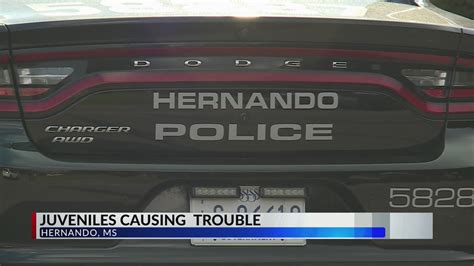 Hernando Police issue warning as reports of juveniles committing crimes