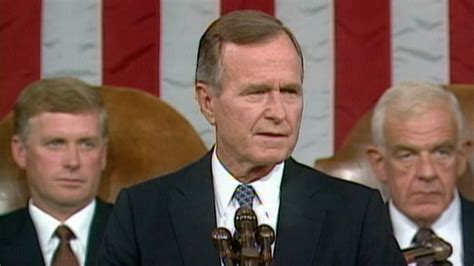 President George H W Bush Addresses Congress In 1990 Nbc News