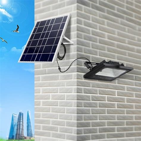 Solar Floodlight 50w Waterproof Lighting System With Remote Control