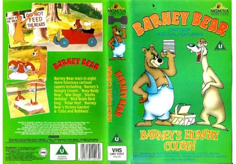 Mgm Cartoon Festival Barney Bear Barney Bears Hungry Cousin 1989