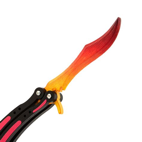 A Butterfly Knife In Color Fade T For Gamer Etsy