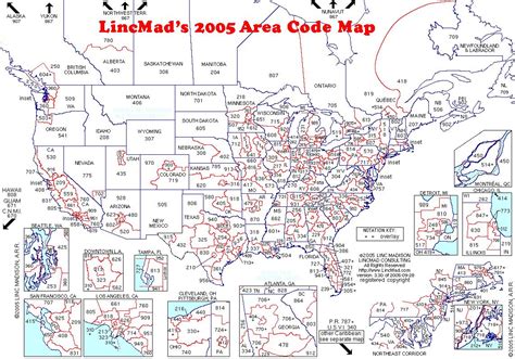 United States Map With Area Codes And Time Zones United States Map