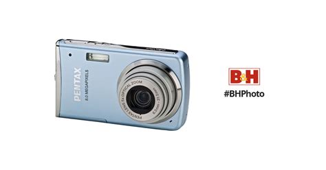 Pentax Optio M50 Digital Camera Blue 17156 Bandh Photo Video