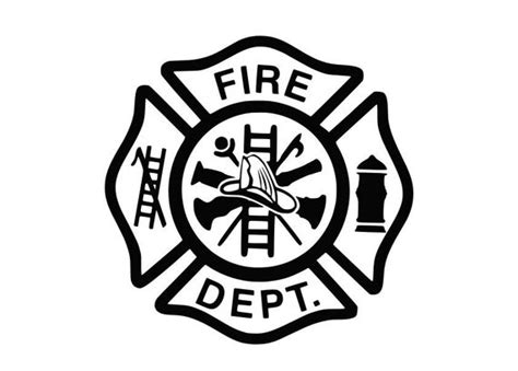 Download Fire department svg fire dept svg maltese cross svg | Etsy