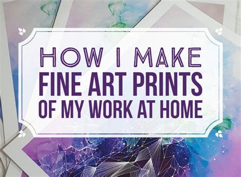 How To Make Art Prints At Home Easy And Simple Tips