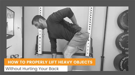 How To Properly Lift Heavy Objects Without Hurting Your Back Solving