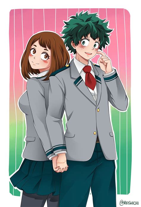 Izuocha My Hero Academia Episodes Hero Academia Characters Anime Love Couple