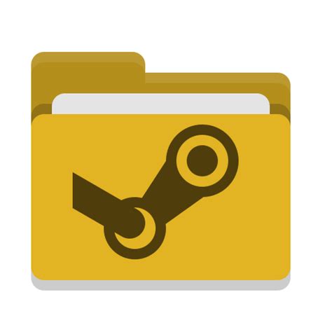 Folder Yellow Steam Files And Folders Icons