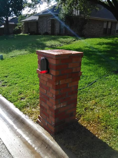 Pin By Cobblestone Masonry On Add Ons Brick Mailbox Brick Repair