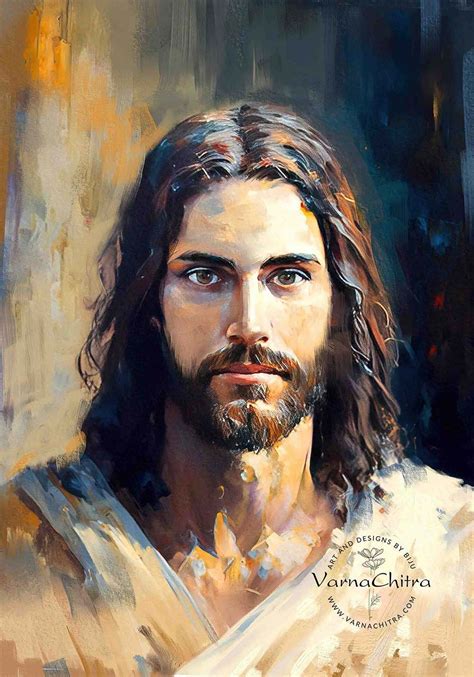 Digital Art Painting Of Jesus Christ By Biju P Mathew Varnachitra