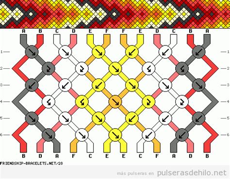 Bracelets brésilien modèle rayures en. Modèle bracelet brésilien tête de flèche (avec images ...