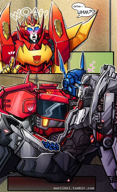 Yay Some Mtmte Megop Rodimus Walking In On Them For The First Time