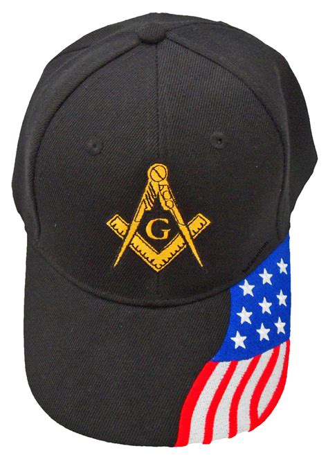 Mason Baseball Cap Masonic Logo Hat American Flag Freemasons Shriners Buy Caps And Hats Us