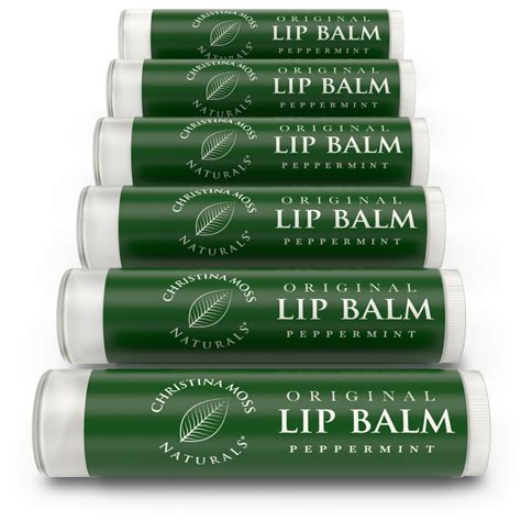Peppermint Lip Balm Made With Organic Peppermint Oil And Pure Clean