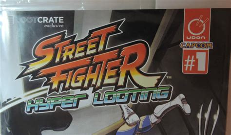 Loot Crate Exclusive Street Fighter Hyper Looting Comic Book Sealed 1
