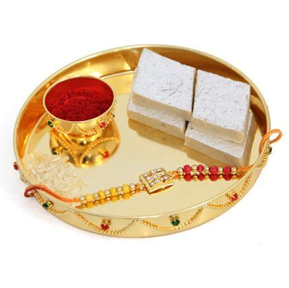 I gifted it to a friend and she just loved it. Elegant Thali Combo - Send Rakhi gifts to Bangalore ...