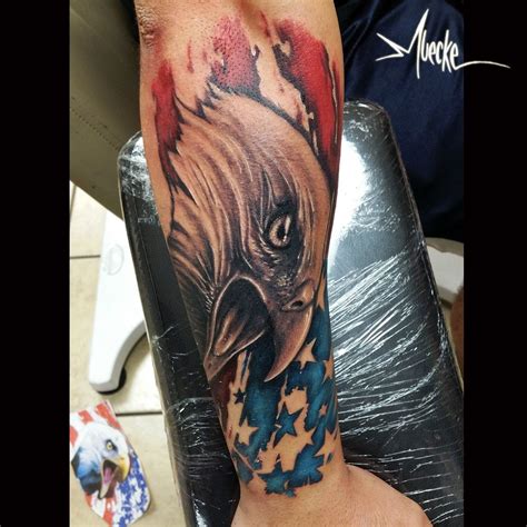 American Flag And Eagle Tattoo America Tattoos Flag And