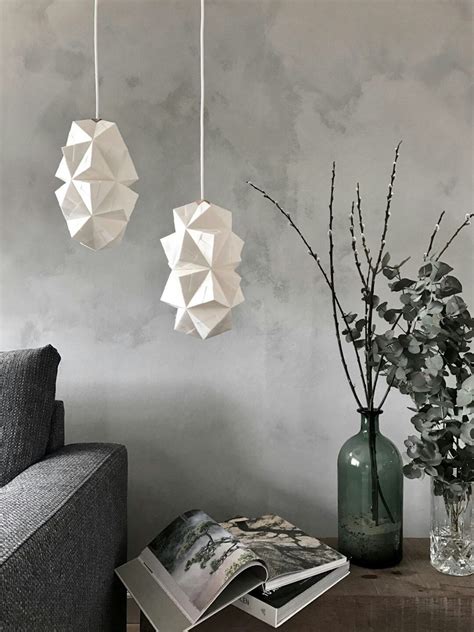 Sonobe Light Danish Design Paper Lamp Origami Novelty Lamp Table