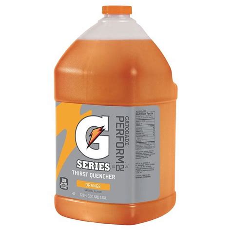 Gatorade Sports Drink Liquid Concentrate 1 Gal Orange 03955 Zoro