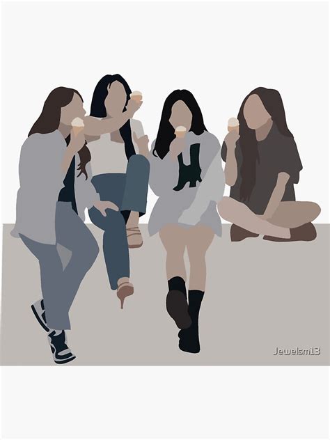 Mamamoo Where Are We Now Digital Illustration Sticker For Sale By