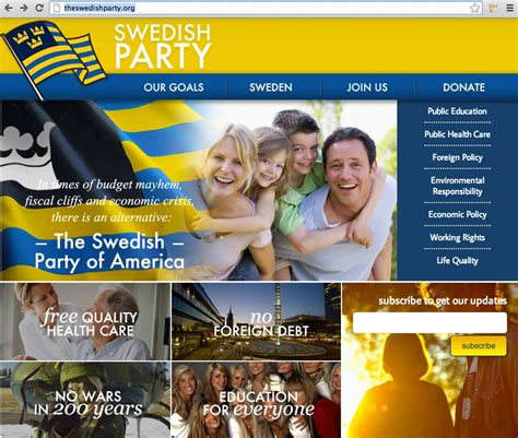 ‘let America Become Swedens Fourth State An Unlikely Third Party Run