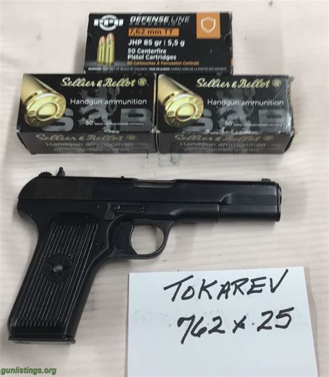 Pistols Tokarev 76225 Pistol With Ammo