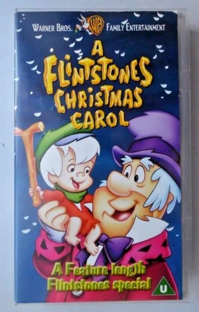 A Flintstones Christmas Carol Video Vhs 2000 70 Mins Hanna Barbera