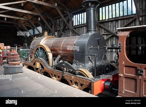 Victorian Steam Engine In Goods Shed At Didcot Railway Centre Didcot
