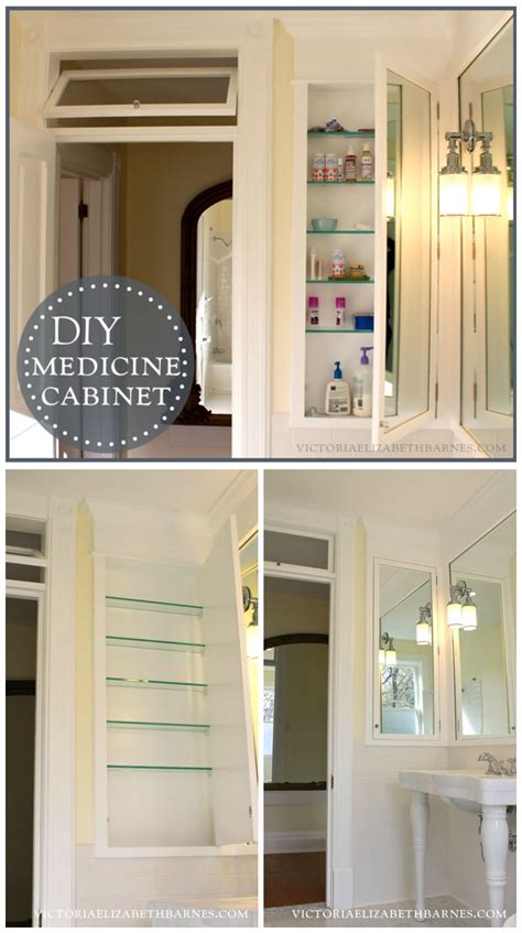 A medicine cabinet is the answer for medicine storage. DIY bath remodel = DIY medicine cabinet. | Renovation ...