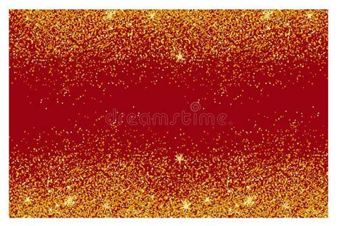 Abstract Gold Glitter Background Shiny Sparkles For Card Stock Image