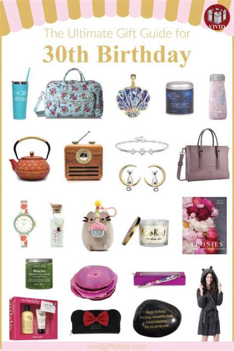 Top 10 birthday gifts for her. 30 Awesome 30th Birthday Gifts for Her in 2020 | 30th ...