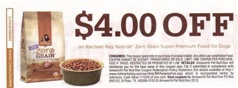 Check out our rachael ray nutrish dry dog food review for an ingredients breakdown. Dog food coupons, Food coupons and Zero on Pinterest