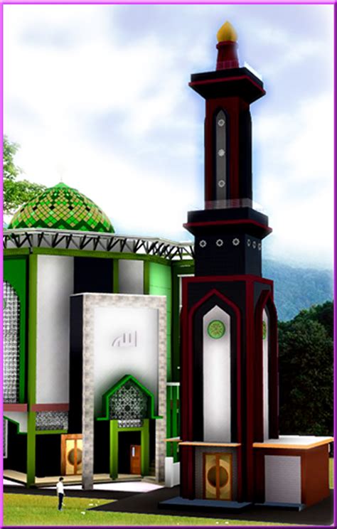 Rab bangunan standar emporio architect. Contoh Gambar Autocad : Menara Masjid tinggi 27 M ...