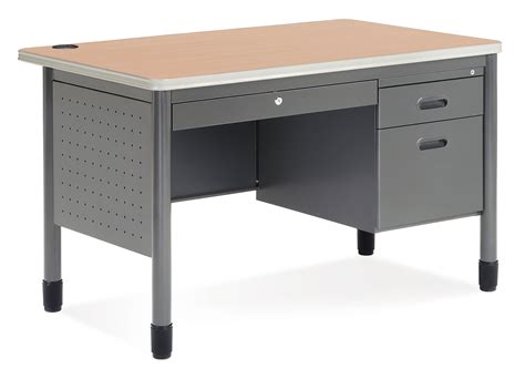 Ofm Mesa Series Single Pedestal Teachers Desk 2950 X 4725