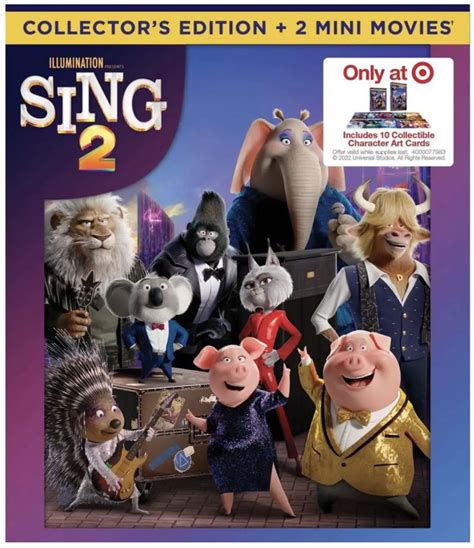 Sing 2 Blu Ray And 4k Blu Ray Release Date Exclusives And Limited Editions