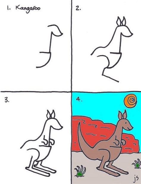 Posts About How To Draw On Art For Kids Art For Kids Kangaroo Art