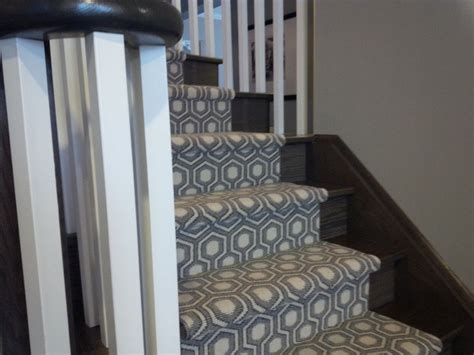 The floral and paisley designs add interest and style to every step. Modern Stair Runner Staircase Traditional with Animal ...