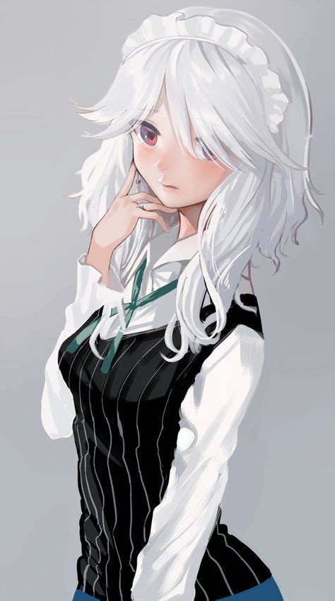 sexy white haired anime girl ibikini cyou