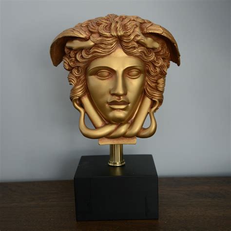 Medusa Bust Head Greek Roman Versace Statue Sculpture 11 Replica