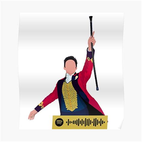 Hugh Jackman Greatest Show Spotify Code Poster By Kimmystra Redbubble