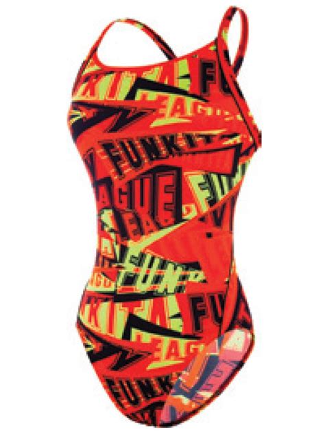 Funkita Varsity Red Womens One Piece Swimsuit