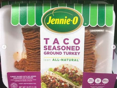 Jenni O Taco Seasoned Ground Turkey Food Refrigerated Foods Snack