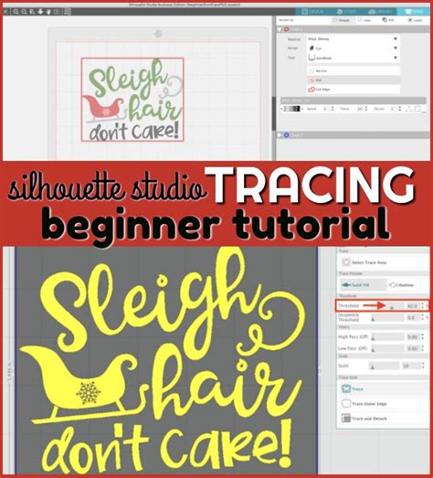 Beginner Silhouette Studio V4 Trace Tutorial Silhouette School